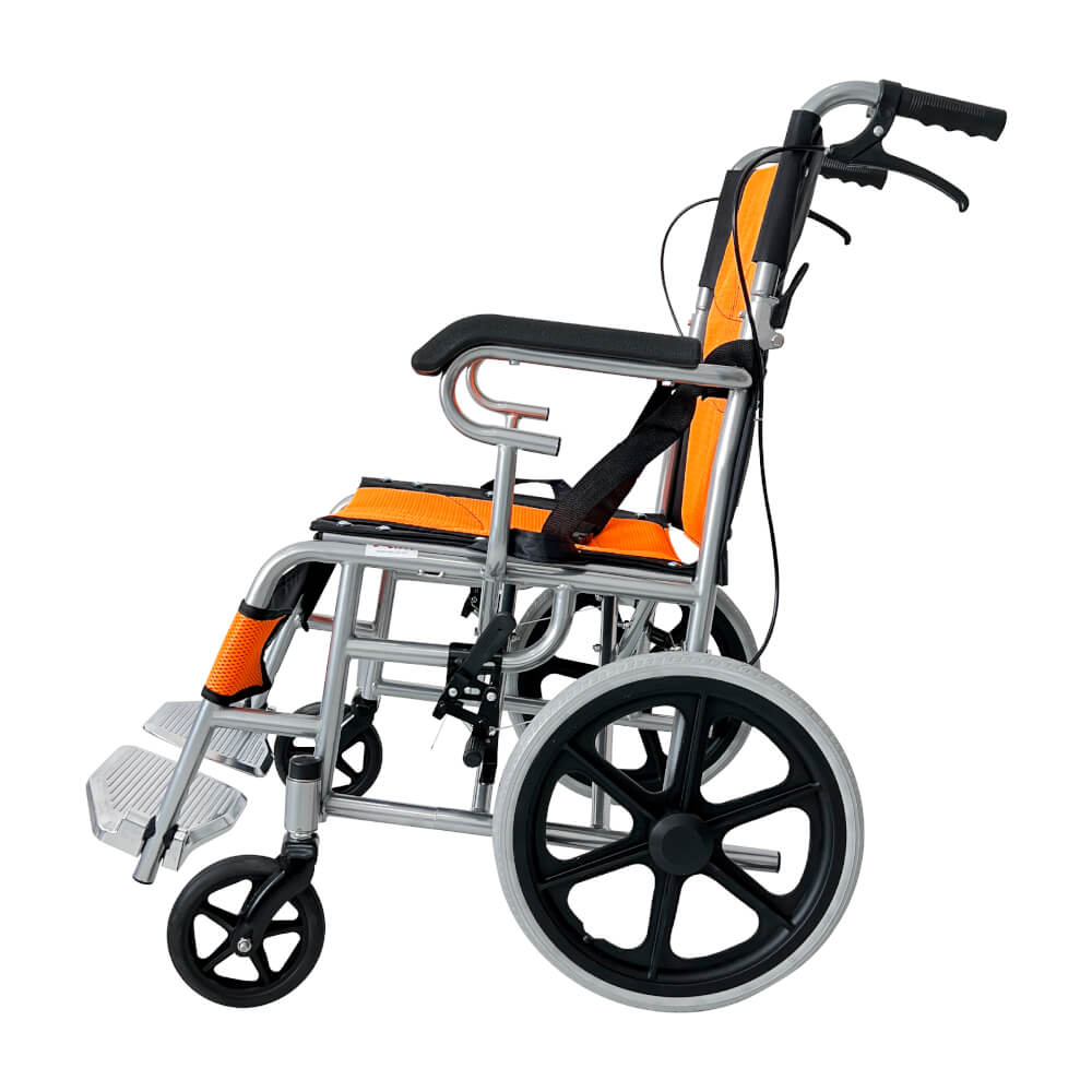 รถเข็นวีลแชร์ MIKI THAILAND WHEELCHAIR01 สีส้ม